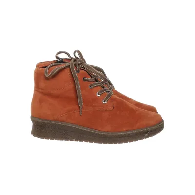 Laced boots (Brown) from Semler Leather