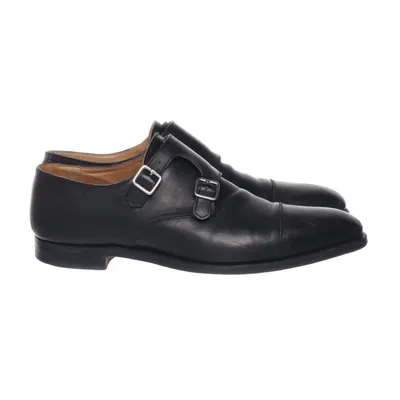 Monk strap shoes (Black) from Crockett & Jones Leather
