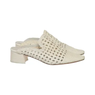 Mules (Beige) de Miista Cuir