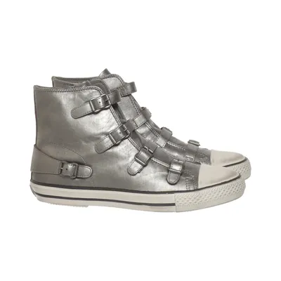 Baskets (Argent) de ASH Cuir