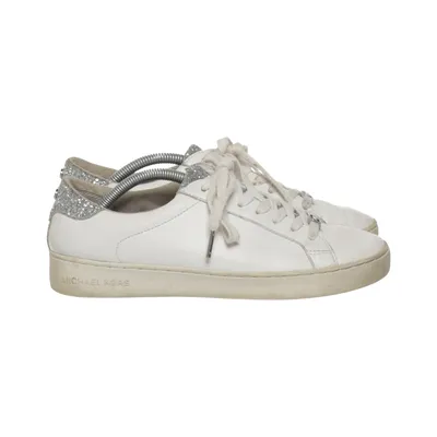 Sneakers (White, Silver) from Michael Kors Leather