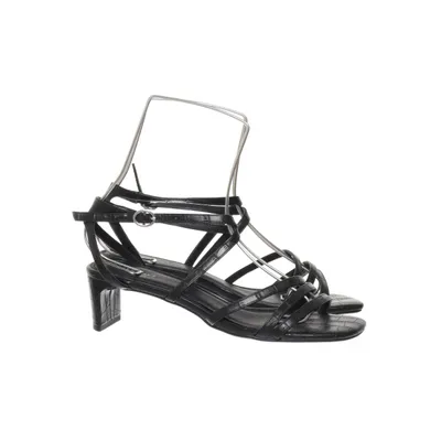 High heel sandals (Black) from Sacha Essentials Leather