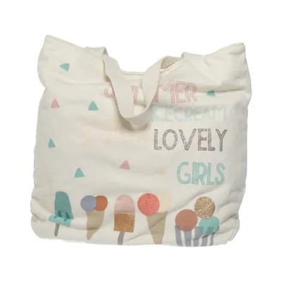 Sac en toile (Blanc, Multicolore) de Zara Girls