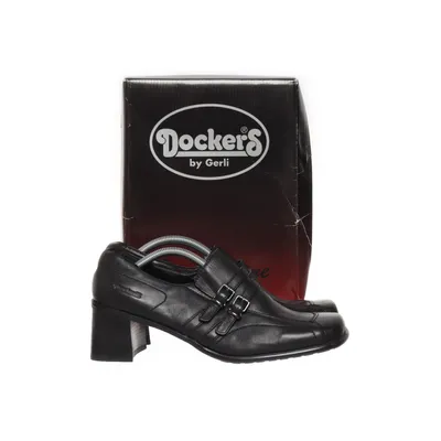 High heels (Black) from Dockers Faux leather