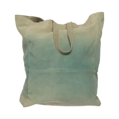 Sac à main (Beige, Bleu) de Christophe Sauvat Cuir