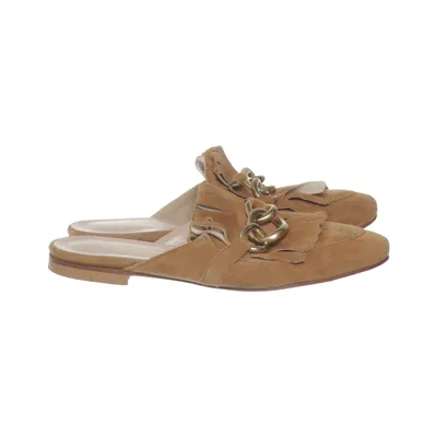 Mules (Marron) de Phillip Hardy Cuir