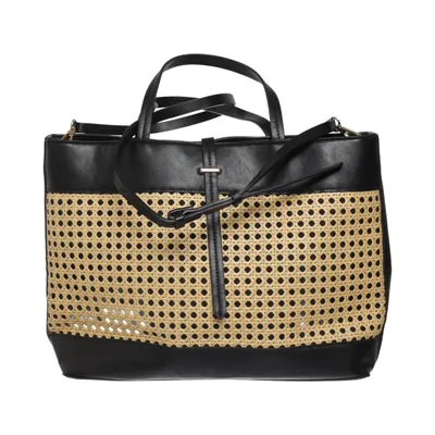 Sac à main (Noir, Beige) de Lindex Polyuréthane