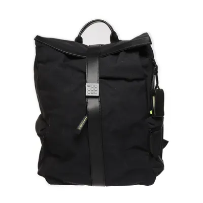 Backpack (Black) from Moleskine Cotton, Leather, Polyamide, Polyester