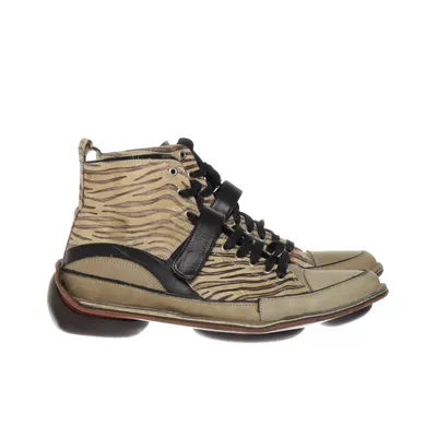 Bottes à lacets (Multicolore) de Marithé François Girbaud Cuir