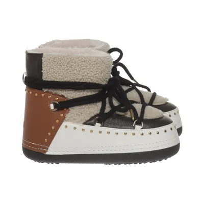 Bottes à lacets (Beige, Noir, Blanc) de Inuikii