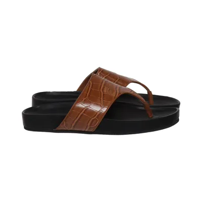 Flip Flops (Braun, Schwarz) von Who What Wear