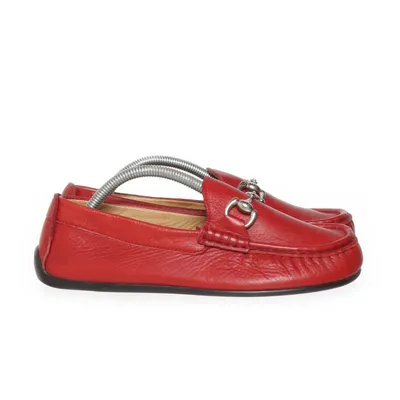 Loafers (Red) from Helvesko Leather