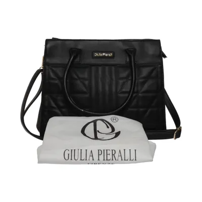 Umhängetasche (Schwarz) von Giulia Pieralli Polyester, Polyurethan