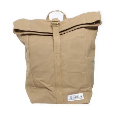 Backpack (Beige, Brown) from Fitz & Huxley