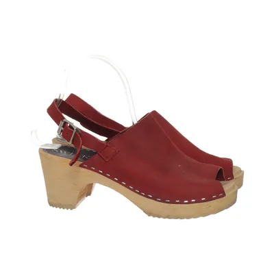 Klompen (Rood) van Sweeks Leer