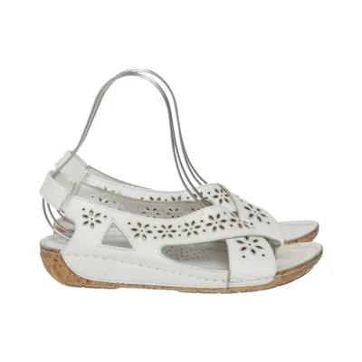 Sandaler (Vit) från Charlotte of Sweden Skinn