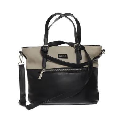 Handväska (Svart, Beige) från David Jones Polyester