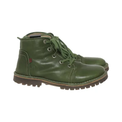 Bottes à lacets (Vert) de Grünbein Cuir