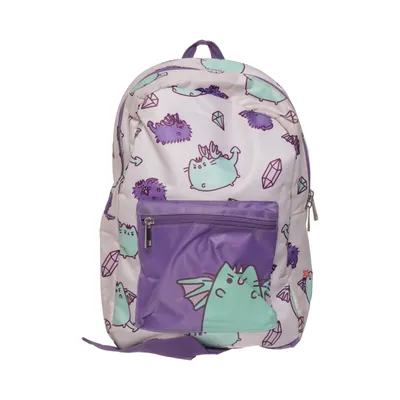 Ryggsäck (Lila, Vit, Grön) från Pusheen Polyester