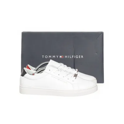 Sneakers (Wit) van Tommy Hilfiger Leer
