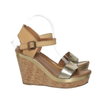 Sleehakken (Beige, Goud) van Bagatt