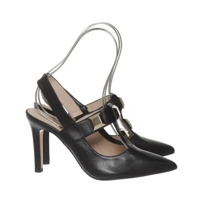 High heel sandals (Black) from Lodi Leather