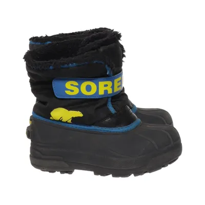 Laced boots (Black, Blue) from Sorel Faux fur