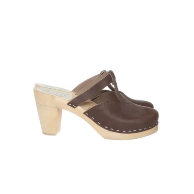 Clogs (Brown, Beige) from Maguba