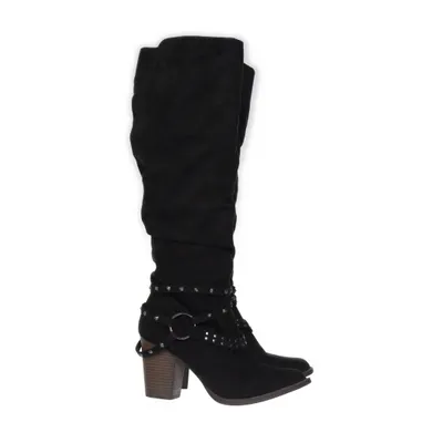 Boots (Black) from Just Fab Suede