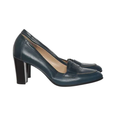 Escarpins (Bleu) de Angela C Cuir