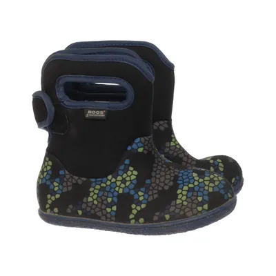 Regenlaarzen (Zwart, Blauw, Meerkleurig) van Bogs Imitatiebont