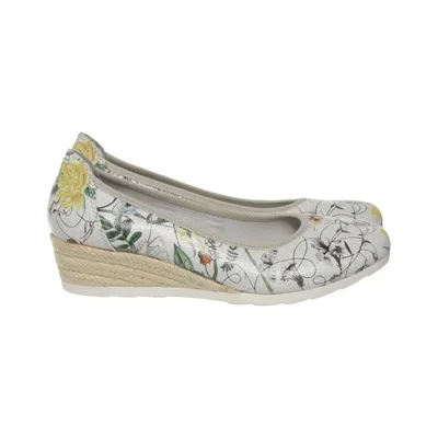 Chaussure compensées (Blanc, Multicolore) de Soft Line Cuir