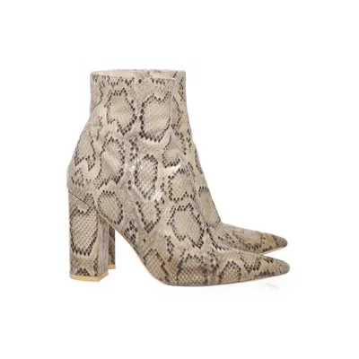 Heeled boots (Beige, Multicolored) from NLY Shoes