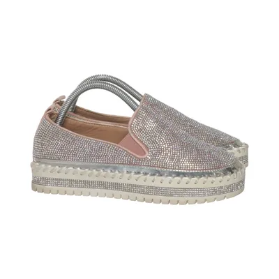 Slip-ons (Pink, Silver, Multicolored) from Muguan