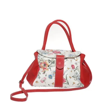 Axelremsväska (Röd, Flerfärgad) Skinn