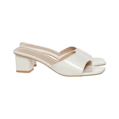 Mules (White) from Cider Faux leather