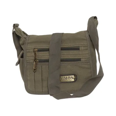 Shoulder-bag (Green) from Simon Cotton, Polyester