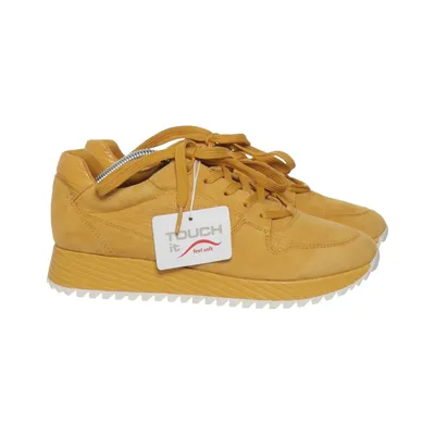 Sneakers (Yellow) from Tamaris Leather, Suede