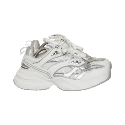 Trainers (White, Silver) from Aim'n