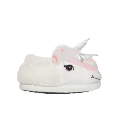 Slippers (White, Pink, Silver) from Puckator Polyester