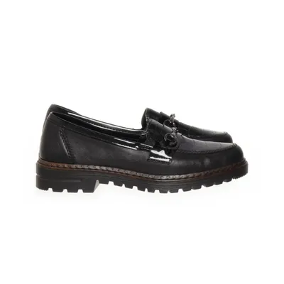 Loafers (Zwart) van Rieker Leer, Suède