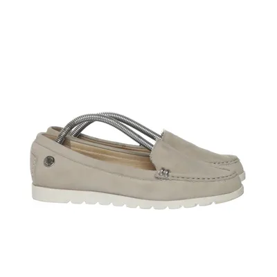 Loafers (Grå) från Novita Mocka