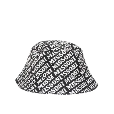 Buckethatt (Svart, Vit) från Missoni Polyamid