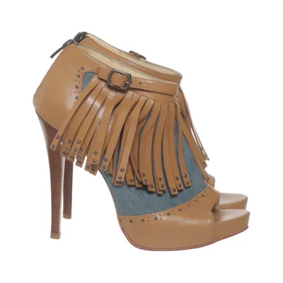 Heeled boots (Brown, Blue) from Fersengold