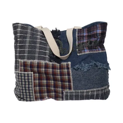 Stofpose (Blå, Flerfarvet) fra Desigual Bomuld, Polyamid, Viscose