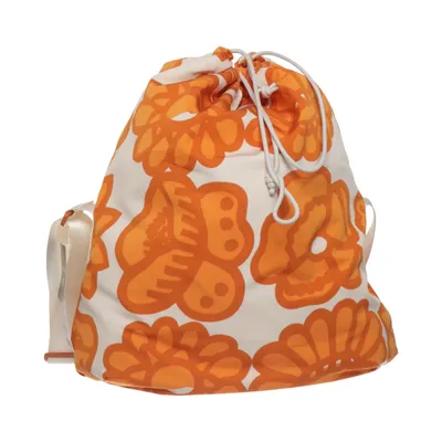 Umhängetasche (Orange, Weiß) von Marimekko x Uniqlo Recyceltes Polyester