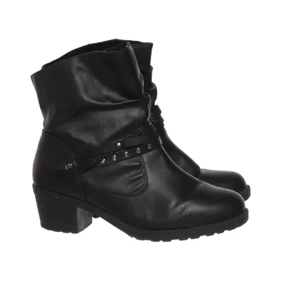 Heeled boots (Black) from Footflexx