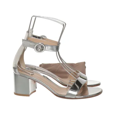 Højhælede sandaler (Sølv) fra Gianvito Rossi