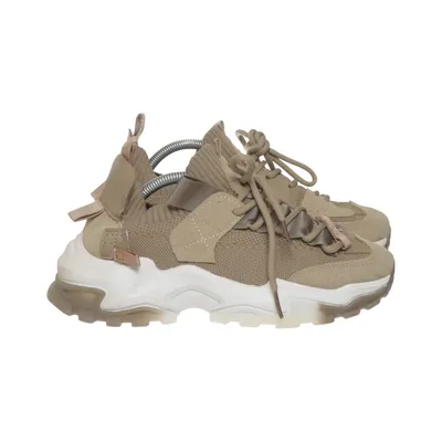 Trainers (Beige) from Ideal Shoes Leather