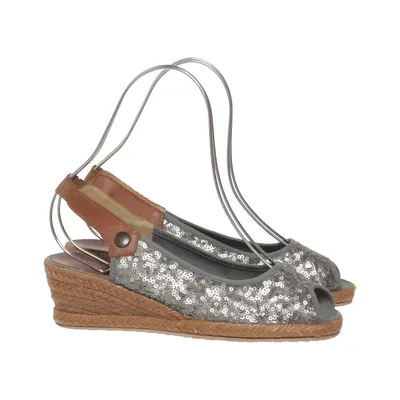 Wedges (Silver, Brown) from Dasia